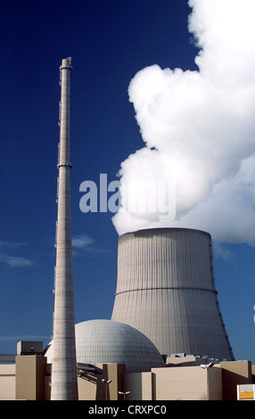 Kernkraftwerk Emsland der RWE in Lingen Stockfoto