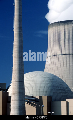 Kernkraftwerk Emsland der RWE in Lingen Stockfoto