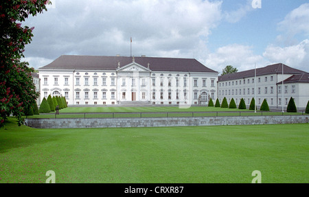 Das Schloss Bellevue, der Amtssitz des Bundespräsidenten Stockfoto