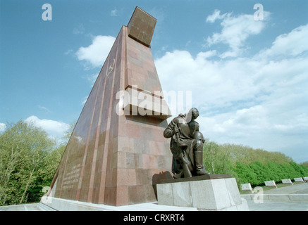Denkmal für sowjetische Soldaten in Treptow Stockfoto