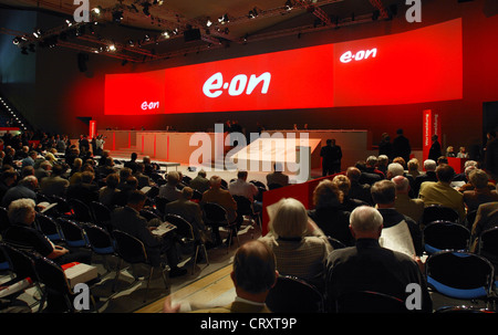 e.ON-Hauptversammlung in Essen Stockfoto