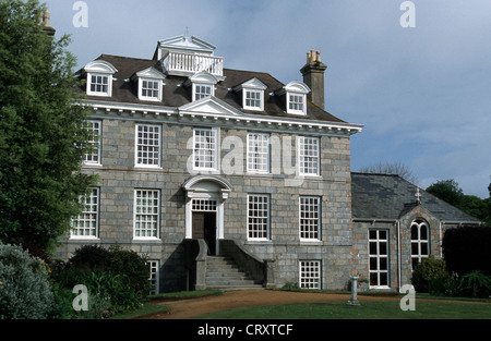 Channel Islands, Guernsey, Villa Sausmarez Manor Stockfoto