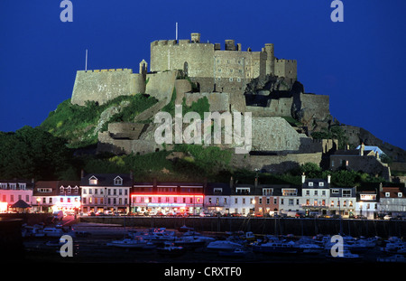 Kanalinseln, Jersey, Burg Mont Hochmuts in Gorey Stockfoto