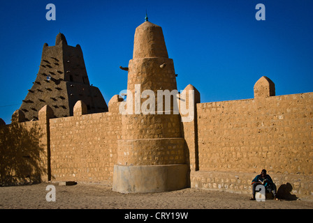 Sankore Moschee. Erbaut im 15. und 16. Jahrhundert. Timbuktu-Stadt. Timbuktu-Region. Mali. Stockfoto