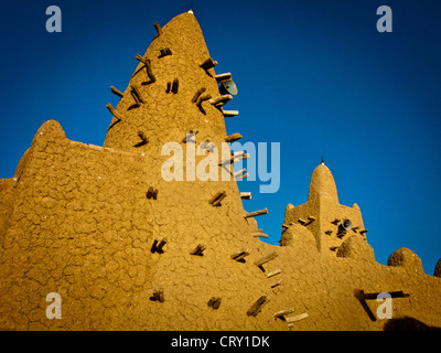 Djingareyber Moschee, erbaut im Jahre 1325 des andalusischen Architekten und Dichter Abu Es Haq es Saheli, Timbuktu, Mali. Afrika. Stockfoto