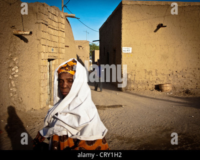 Alte Stadt Timbuktu, Mali. Stockfoto