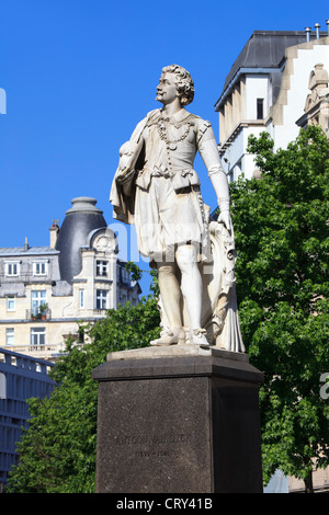 Denkmal der barocken Malers Sir Anthony Van Dyck in Antwerpen, Belgien Stockfoto