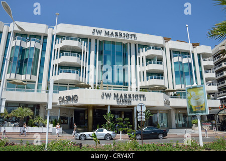 JW Marriott Hotel & Casino, Boulevard De La Croisette, Cannes, Côte d ' Azur, Alpes-Maritimes, Provence-Alpes-Côte d ' Azur, Frankreich Stockfoto