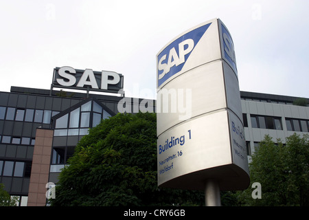 SAP AG in Walldorf Stockfoto