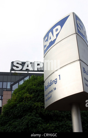 SAP AG in Walldorf Stockfoto