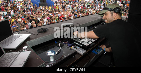 Oberhausen, DJ Chris Liebing auf der Uhr IN der Liebe Stockfoto