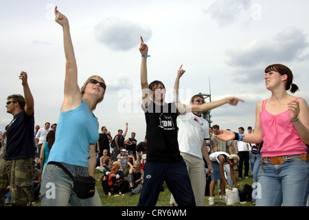 Oberhausen, Techno-Festival zu sehen, IN der Liebe Stockfoto