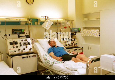 Berlin, Knochenmarkspender im Krankenhaus Stockfoto