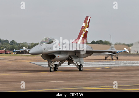 General Dynamics F16 Fighting Falcon der königliche dänische Luftwaffe Stockfoto