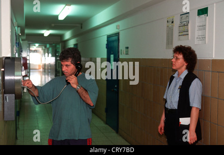 JVA Bueren, deportation Stockfoto