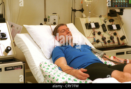 Berlin, Knochenmarkspender im Krankenhaus Stockfoto