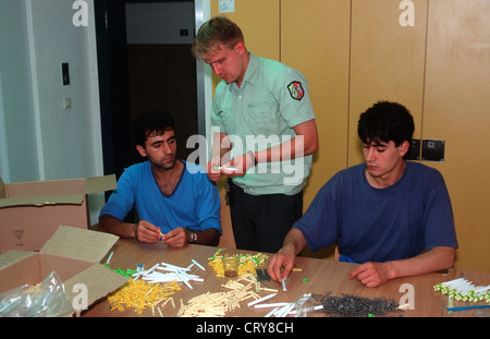 JVA Bueren, deportation Stockfoto