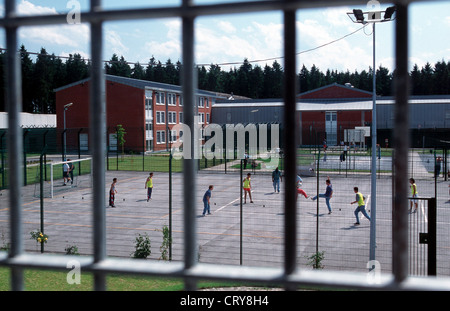 JVA Bueren, deportation Stockfoto