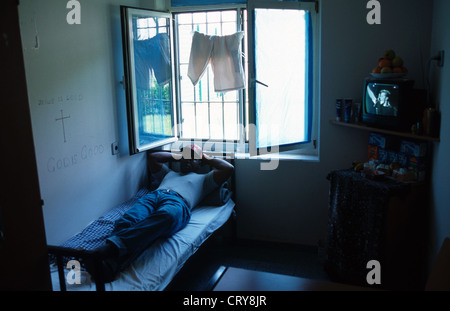 JVA Bueren, deportation Stockfoto