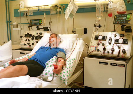 Berlin, Knochenmarkspender im Krankenhaus Stockfoto