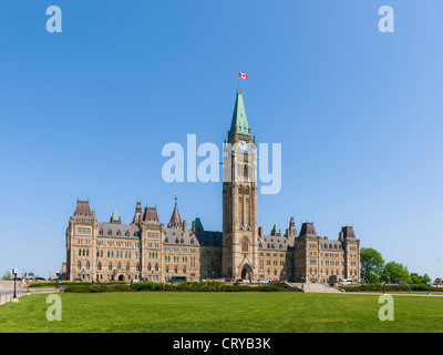 Centre Block Peace Tower Parliament Hill, Ottawa Stockfoto