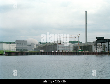 Das Kernkraftwerk Neckarwestheim Stockfoto