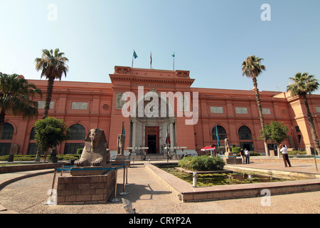 Außenansicht des Museums Kairo in zentralen Kairo Ägypten Stockfoto