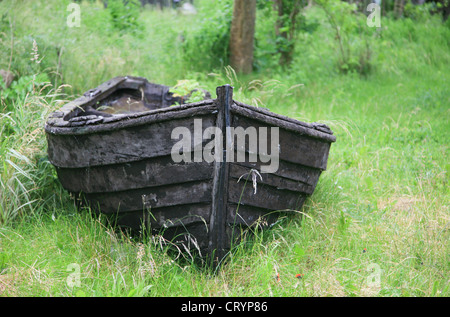 Gestrandete Boot Stockfoto