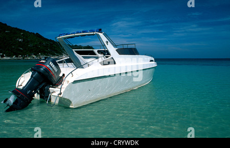 Motor-Wise vor dem Strand von Hat Rin Nok Stockfoto