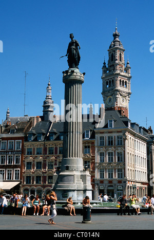 Frankreich, Flandern, Lille, Place du General de Gaulle, Stockfoto