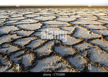 Iran, große Salz-Wüste Dasht-e Kavir, Stockfoto