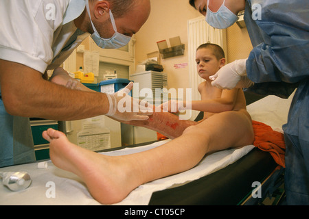 PÄDIATRISCHE PHYSIOTHERAPIE CENT. Stockfoto