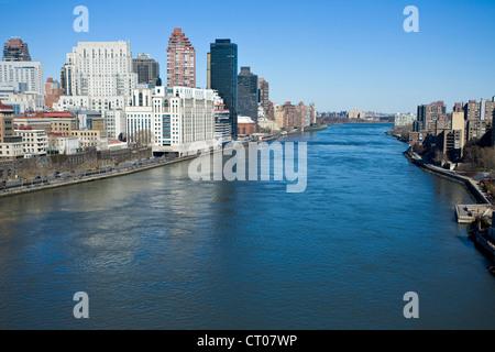 East River in New York Stockfoto