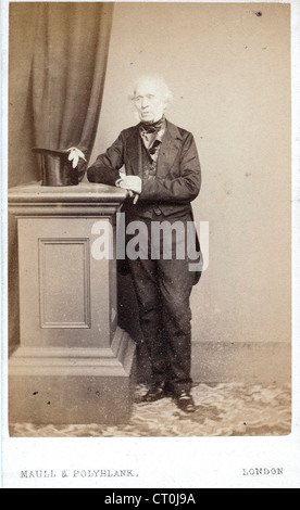 In voller Länge Portrait von Sir David Brewster von Maull & Polyblank, ca. 1860 Stockfoto