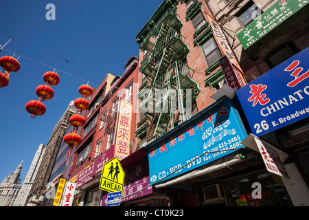 Chinatown, East Broadway, New York Stockfoto