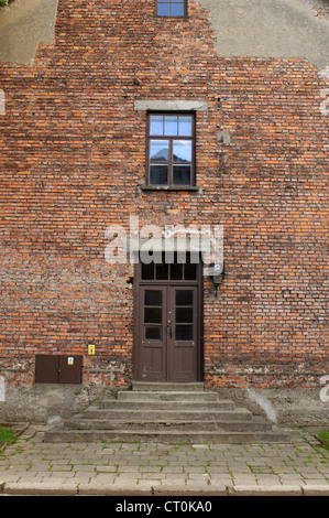 Auschwitz-Kaserne ich KZ Polen Stockfoto