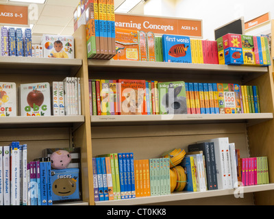 Bereich für Kinder Buch, Buchhändler, NYC Stockfoto