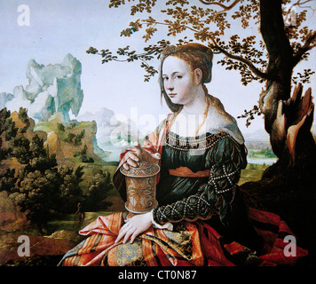 Jan van Scorel - Mary Magdalene (1530) Stockfoto