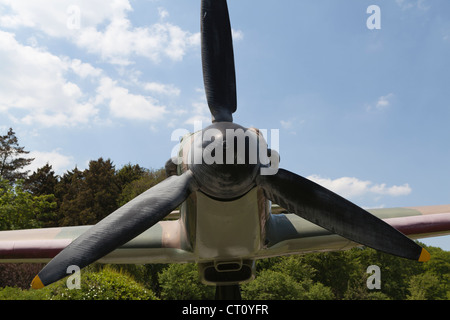 Spitfire Gate Guardian außerhalb RAF Naphill Stockfoto