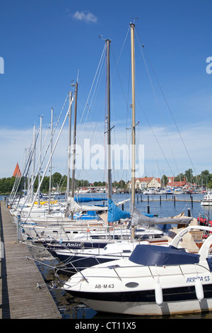 Marina in der Nähe von Kirchdorf, Poel Insel in der Nähe von Wismar, Mecklenburg-West Pomerania, Deutschland Stockfoto