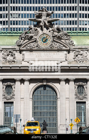 Grand Central Terminal Gebäude auf der 42nd Street in Manhattan, New York, USA. Stockfoto