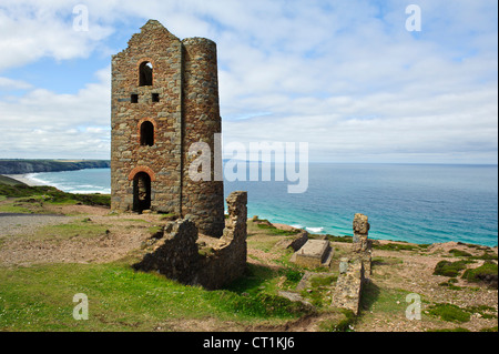 Wheal Coates Motor Haus St. Agnes Nordküste Cornwall England Stockfoto