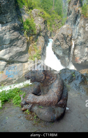 Arschan, Tunkinsky Bezirk, Republik Burjatien, Sibirien, Russland, Sajan-Gebirge Stockfoto