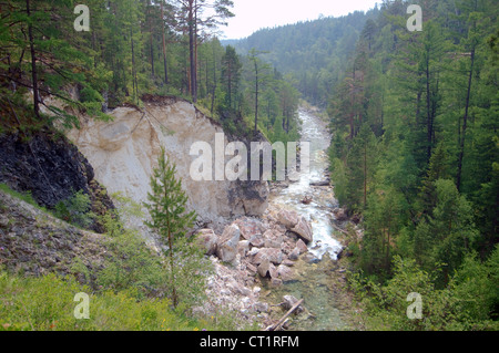 Arschan, Tunkinsky Bezirk, Republik Burjatien, Sibirien, Russland Stockfoto