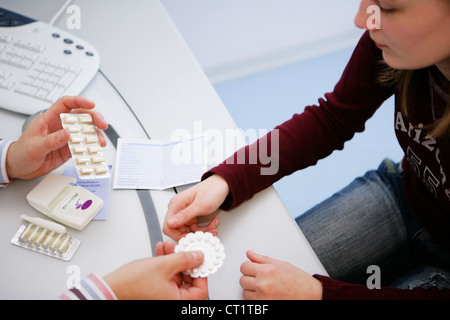 RAUCHEN BERATUNG JUGENDLICHER Stockfoto