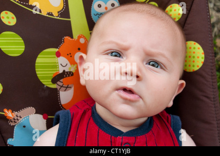 4 Monate alten Jungen, Cincinnati, Ohio Stockfoto