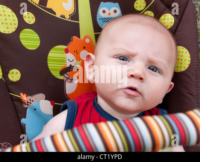 4 Monate alten Jungen, Cincinnati, Ohio Stockfoto