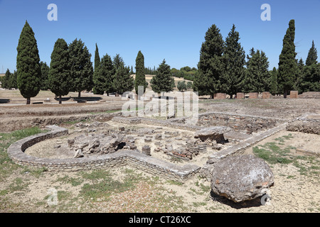 Ruinen der römischen Stadt Italica. Provinz Sevilla, Andalusien Spanien Stockfoto