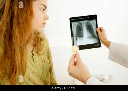 RAUCHEN BERATUNG JUGENDLICHER Stockfoto