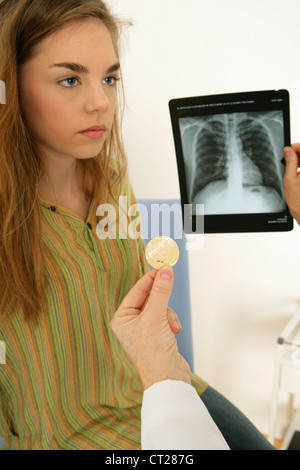 RAUCHEN BERATUNG JUGENDLICHER Stockfoto